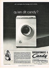 ADVERTISING 1965 CANDY Super Automatic Washer