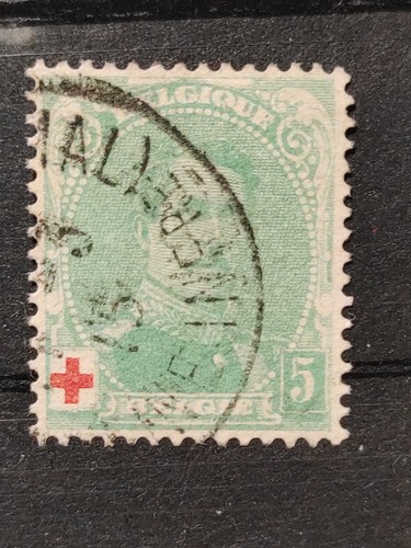 Belgique timbre 129 croix - ,