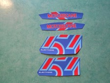 Lot autocollants MBK 51 J bleu