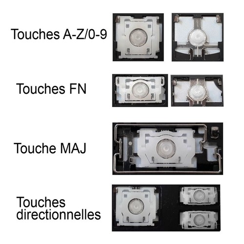 Touche clavier pour - touche, lenovo