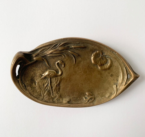 Coupelle ancienne bronze - coupelle,