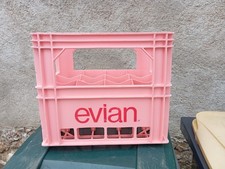 ANCIEN CASIER EVIAN RANGEMENT 12 BOUTEILLES