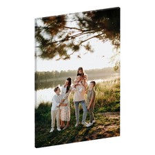 Impression sur Toile Avec Photo Personnalisé Cadre en Bois 3 CM Fabriqué Italie