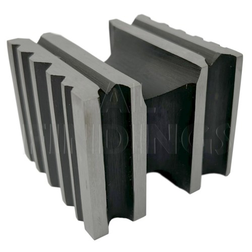 Hardened solid steel - steel, grooved