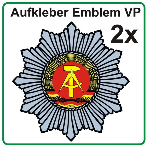 Volkspolizei sticker car - vp,