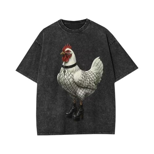 Shirt noir taille poule - taille, l