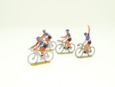 Tour de France aluminium 1/32 - cyclist riders: lot of 4 - France