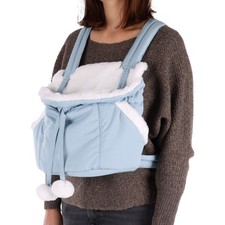 Sac de transport avant Cuddi Bleu pour petit chien max 4 kg