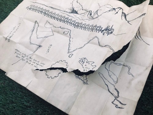 Carte trésor l - trésor, l'oeil