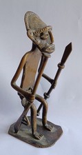 Statuette ancienne Bronze 16 cm cire perdue Art africain