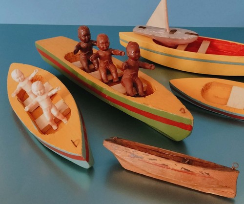 Barques bois jouets - en,