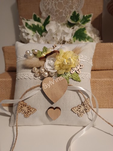 Coussin mariage porte - coussin,