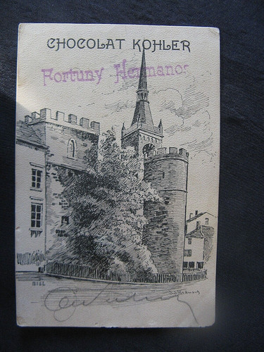 0151 cpa publicite chocolat - publicite,