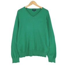Gant Homme Pull Vert Coton
