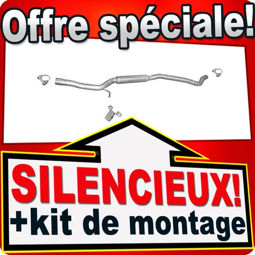 Silencieux intermédiaire pour - intermédiaire,