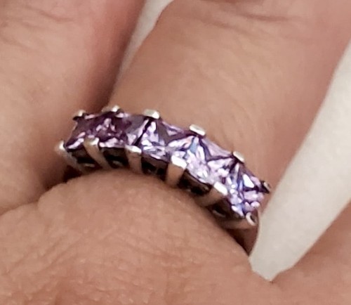 Bague argent demi - , Éternité