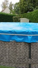 bâche ronde piscine 7mètres