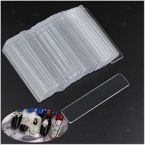 100 faux ongles clairs - faux,