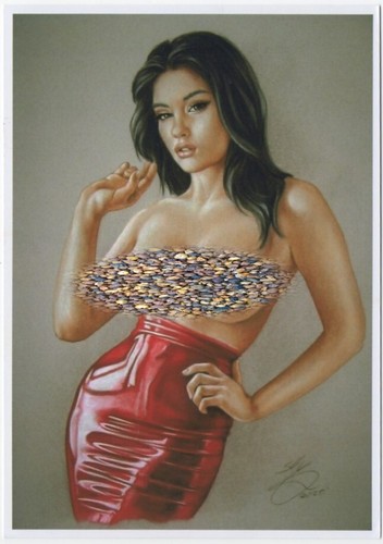 Magnifique brune seins nus - magnifique,