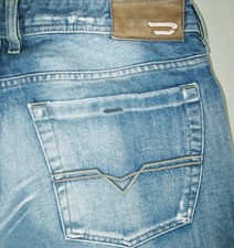 HOT AUTHENTIC ITALY Men's DIESEL ZATHAN 71J BOOTCUT DISTRESS Denim Jeans 33 x 30