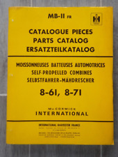 Catalogue pièces IH  Mc