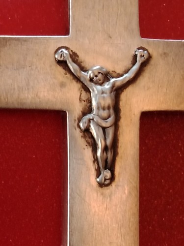 Croix reliquaire argent - croix,