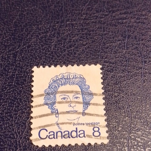 Canada timbre bleu - timbre, 8c