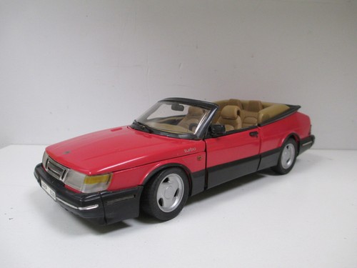 Saab 900 turbo cabriolet rouge - turbo,