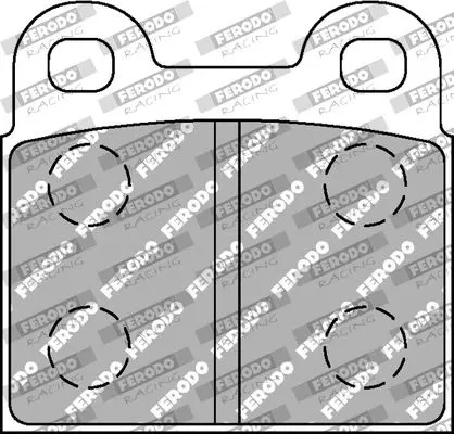 Plaquettes frein fcp3h - de,
