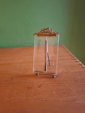 CADRE PHOTO EN LAITON , VERRE BISEAUTE