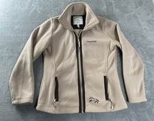 Vintage Horseware Ireland Fleece Zip Up Jacket Women’s Large Equestrian Beige