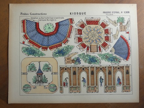 Maquette papier kiosque - papier,