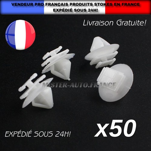 50x clips fixation garniture - fixation,