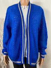 Gilet oversize bleu et doré