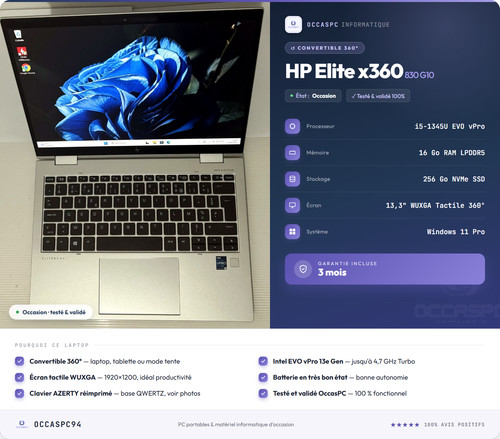 Retour hp elite - retour, !