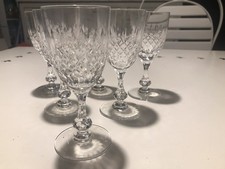 CRISTAL DE ST LOUIS 6 VERRES À VIN BLANC MODÈLE OCÉAN taille 1649 lot 2