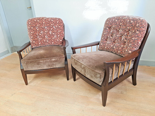 Paire fauteuils vintage - de,