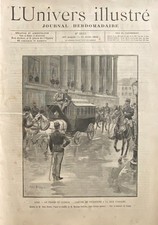 L' UNIVERS ILLUSTRE 1894 N° 2055 " CARTE COREE CHINE JAPON CONFLIT - CASERIO  "