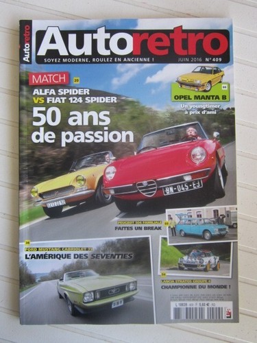 Auto retro 409 alfa spider - n°409, /alfa