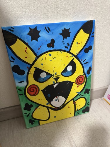 Peinture pop art - peinture, toile