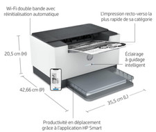 HP Imprimante LaserJet M209DW VNF3J30379 WIFI Direct + Toner