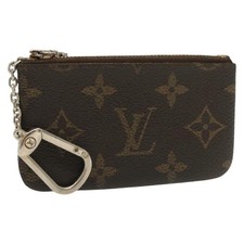 LOUIS VUITTON Monogram Pochette Cles Coin Purse M60033 LV Auth 138161