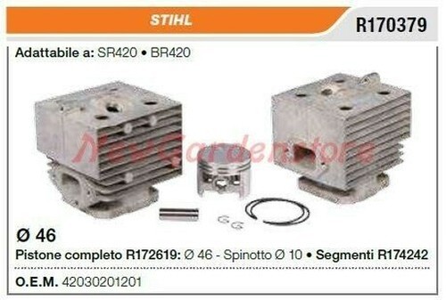 Cylindre piston segments stihl - segments,