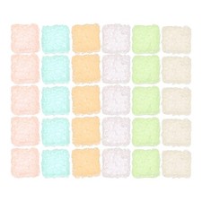  Breloques en sucre Cube lumineux, 30 pièces, embellissements en sucre, couleur