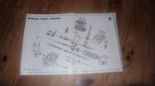suzuki T500 poster moteur