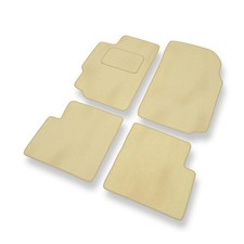 Tapis de sol en velour pour Peugeot 406 Coupé, Berline, SW (1995-2004) Beige