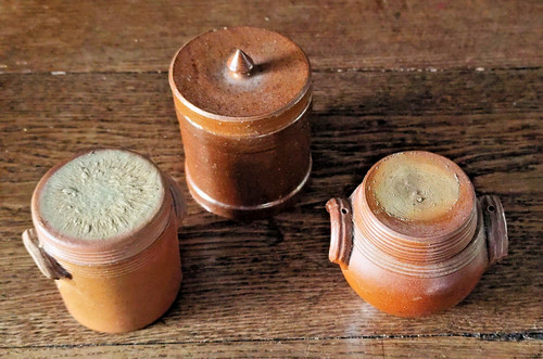 Lot anciens pots grès - pots,