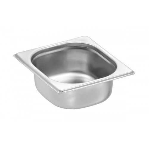 Bac inox 65 mm - inox, 1/6