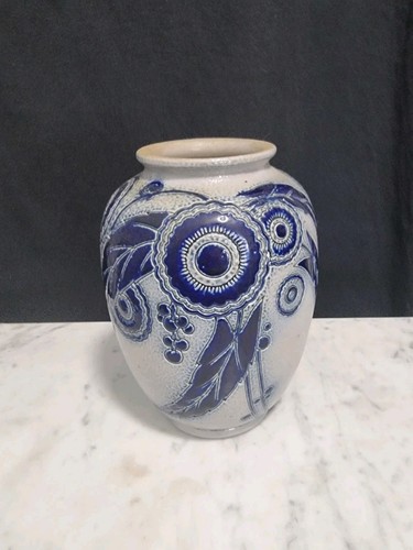 Vase grès émaillé - vase,