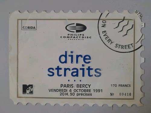 Dire straits live ticket - straits,